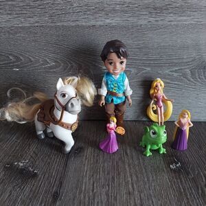 Disney Tangled Rapunzel Toy Lot